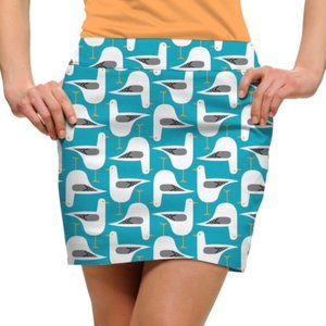 Loudmouth Golf Skort Skirt - Seagull Bird Print - 2